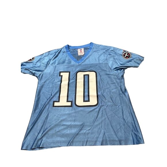 NFL Tennessee Titans Vince Young Jersey Womens Large V-Neck Polyester Football - Picture 1 of 9